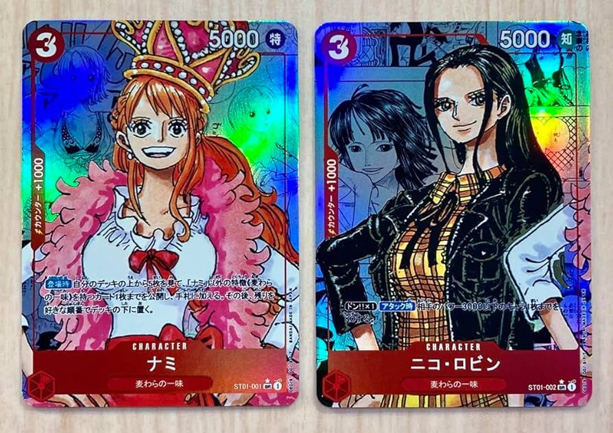 Amazon.co.jp: ワンピ ースカード 展示用 ナミ、ロビンコミパラ